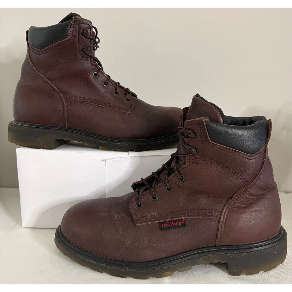Red Wing 606 USA Union Made Men's Supersole 2.0 EH Soft Toe Work Boots Size 11